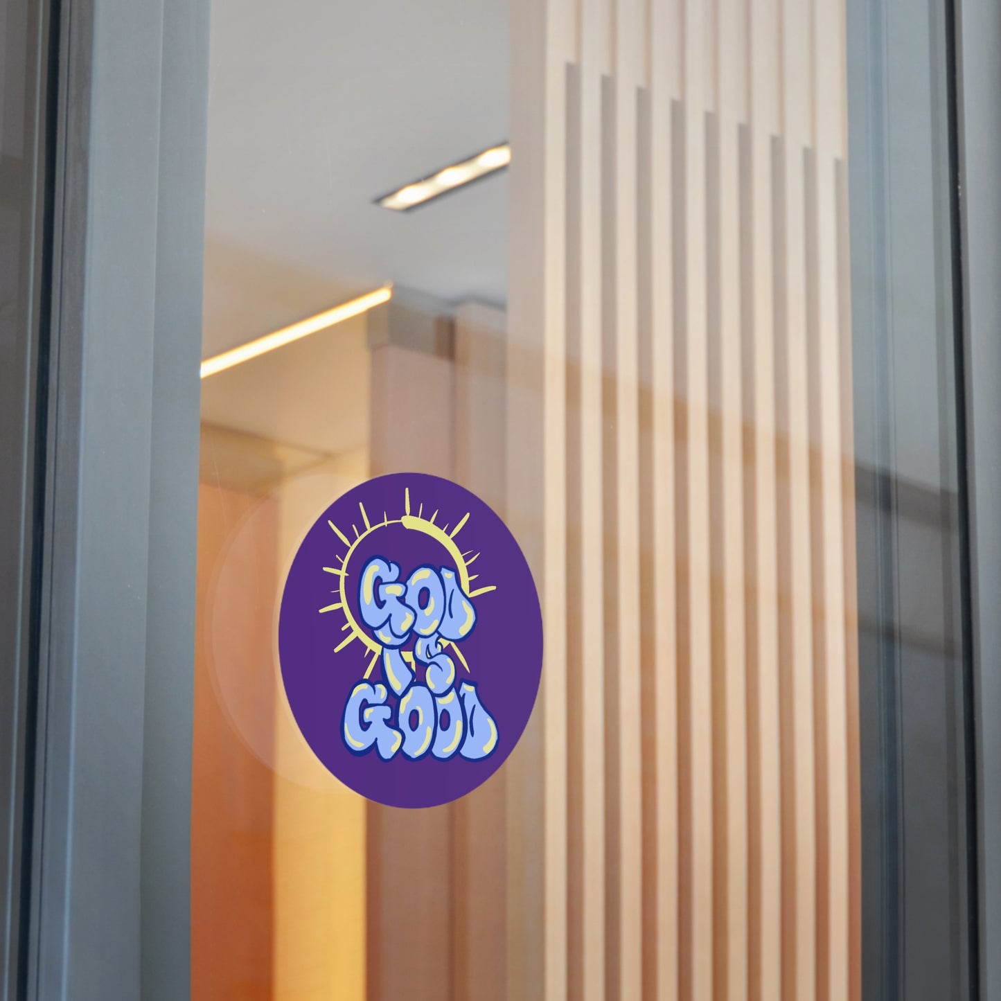God is Good- Round Sticker