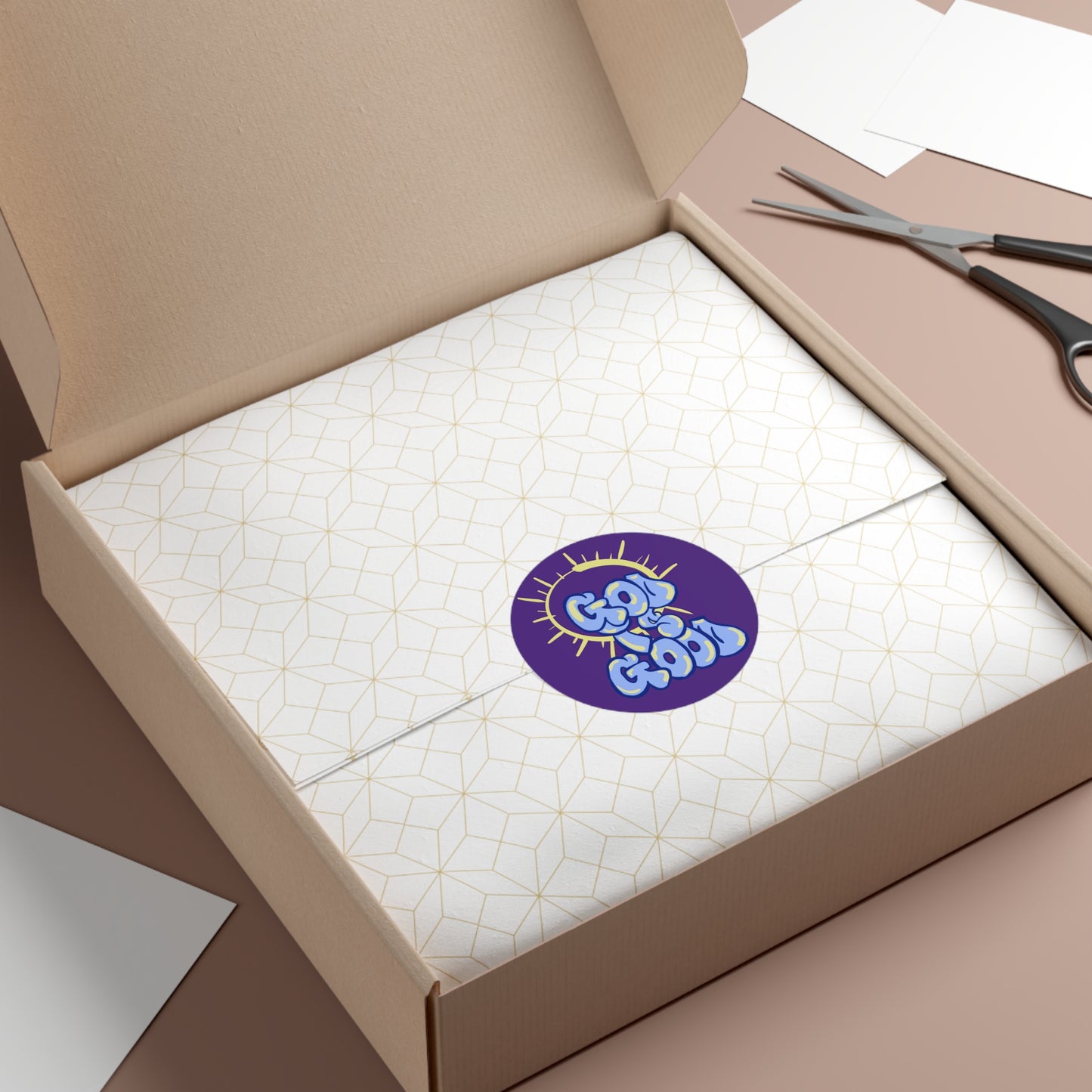 God is Good- Round Sticker